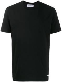 Dirk Bikkembergs check-print detail t-shirt