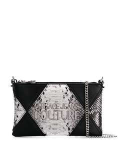 Versace Jeans Couture snakeskin effect clutch