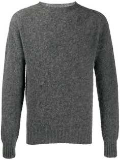 YMC фактурный свитер с круглым вырезом