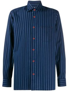 Kiton рубашка в полоску