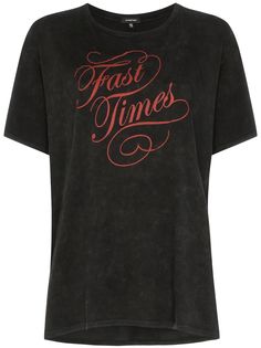 R13 футболка с принтом Fast Times