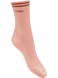 Fendi logo detail socks