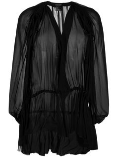 Ann Demeulemeester Mclottie gathered-waist top