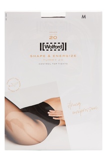 Черные колготки с плотными трусиками Wolford