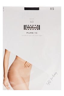 Черные капроновые колготки Wolford