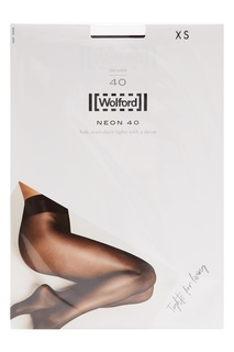 Черные колготки с блеском Wolford
