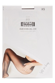 Матовые черные колготки Wolford