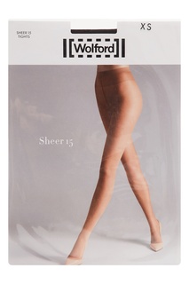 Капроновые колготки черного цвета Wolford