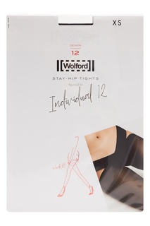 Черные чулки Stay-Hip Wolford