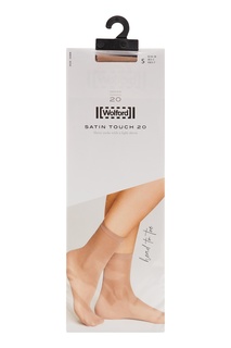 Бежевые капроновые носки Wolford