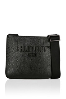 Черная кожаная сумка Philipp Plein