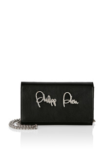 Черная сумка с логотипом Philipp Plein