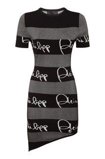 Платье с логотипами Philipp Plein