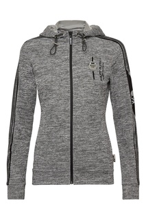 Серое худи на молнии Philipp Plein