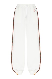 Белые спортивные брюки Gucci