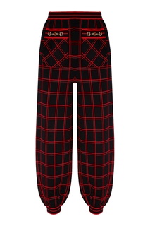 Шерстяные брюки в клетку Gucci