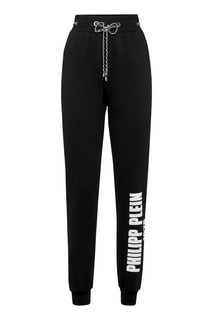 Черные спортивные брюки с декором Philipp Plein