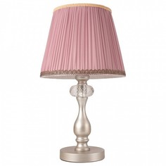 Настольная лампа декоративная Alegria ALEGRIA LG1 SILVER-BROWN Crystal lux