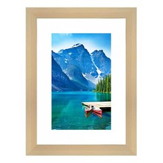 Картина (30х40 см) Каноэ на озере BE-103-192 Ekoramka