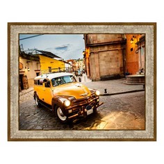 Картина (50х40 см) Желтая машина BE-103-399 Ekoramka