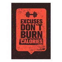 Картина (40х50 см) Excuses HE-102-217 Ekoramka
