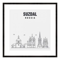 Картина (40х40 см) Suzdal BE-103-450 Ekoramka