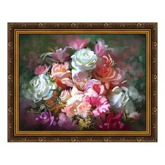 Картина (50х40 см) Цветы BE-103-415 Ekoramka