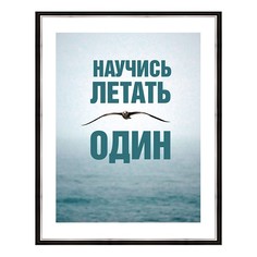 Картина (40х50 см) Научись летать BE-103-500 Ekoramka