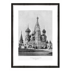 Картина (30х40 см) Храм Василия Блаженного BE-103-307 Ekoramka