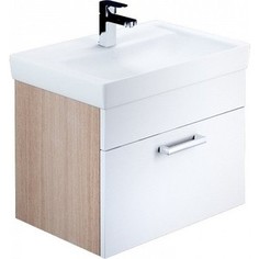 Тумба под раковину IDDIS Mirro 60 белый/дерево (MIR60W0i95)