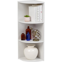 Шкаф угловой открытый Гамма Шарм белый Gamma