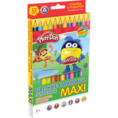 Цветные карандаши Play Doh 12 цв (PDCP-US1-8QP-12)
