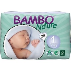 Подгузники Bambo Nature Newborn 2-4 кг (28 шт)