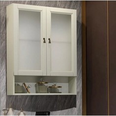 Шкаф Opadiris Клио 63 с матовым стеклом, слоновая кость 1013 (00-00000447)
