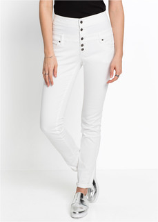 Брюки стреч с высокой посадкой Bonprix