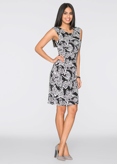 Трикотажное платье с формирующим эффектом Bonprix