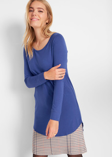 Удлиненная футболка с длинными рукавами Bonprix