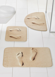 Коврик для ванной Следы из пены-мемори Bonprix