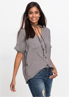 Блузка прямого короткого покроя Bonprix