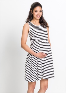 Платье для беременных, дизайн в полоску Bonprix
