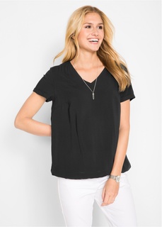 Блузка с коротким рукавом Bonprix