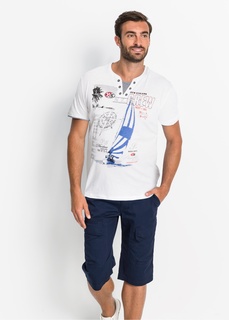 Футболка Regular Fit дизайна 2 в 1 Bonprix