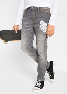 Джинсы стрейч Regular Fit Tapered Bonprix