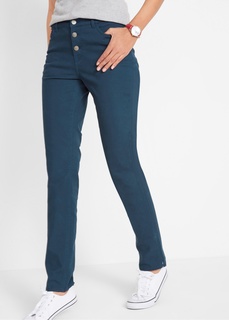 Брюки стрейч с застежкой на пуговицы Bonprix