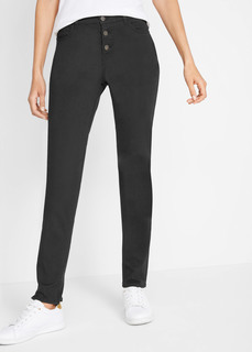 Брюки стрейч с застежкой на пуговицы Bonprix