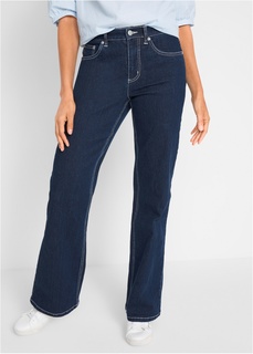 Джинсы стрейч WIDE высокой посадки Bonprix