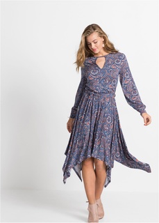 Платье с удлиненными нижними краями Bonprix