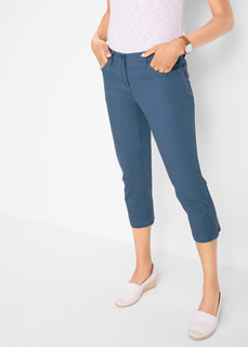 Брюки-стретч длиной 3/4 Bonprix