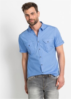 Рубашка Slim Fit с коротким рукавом Bonprix