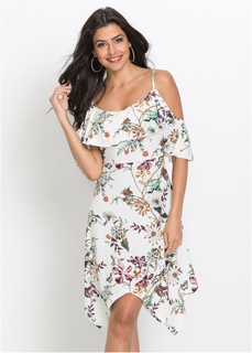 Платье с воланом Bonprix